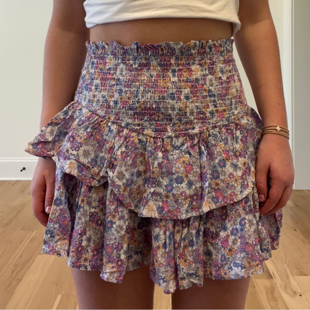 Floral Mini Skirt